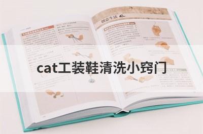 cat工装鞋清洗小窍门