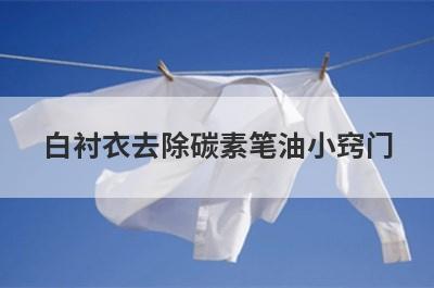 白衬衣去除碳素笔油小窍门(衬衣上的碳素笔怎么去除)