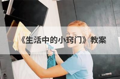 《生活中的小窍门》教案