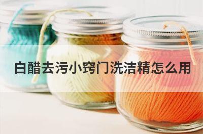 白醋去污小窍门洗洁精怎么用(小苏打和白醋加洗洁精配比去污)