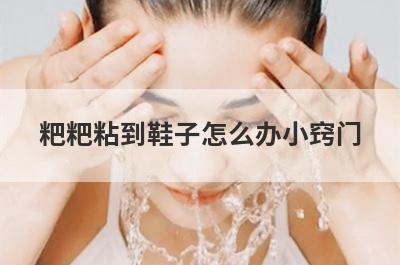 粑粑粘到鞋子怎么办小窍门