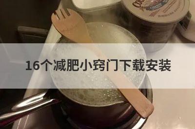 16个减肥小窍门下载安装
