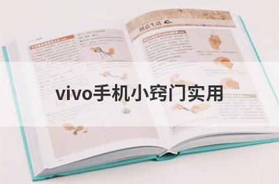 vivo手机小窍门实用