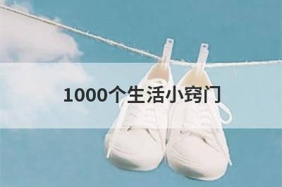 1000个生活小窍门