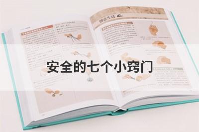 安全的七个小窍门