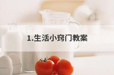 1.生活小窍门教案