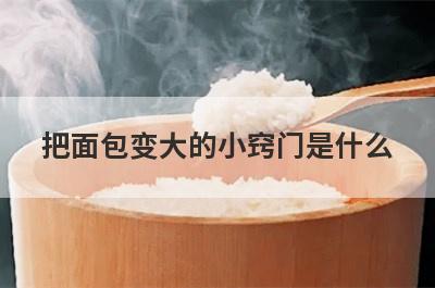 把面包变大的小窍门是什么