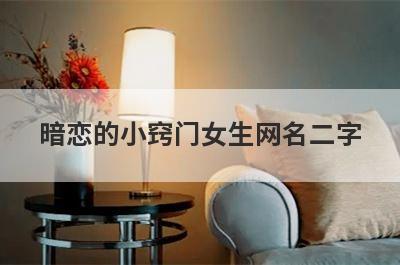 暗恋的小窍门女生网名二字