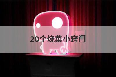 20个烧菜小窍门