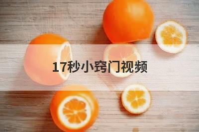 17秒小窍门视频