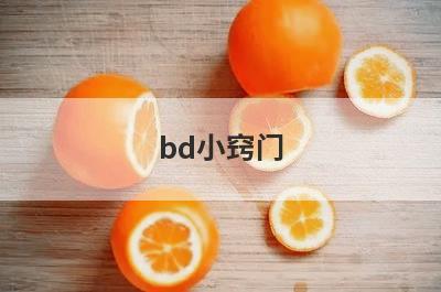 bd小窍门