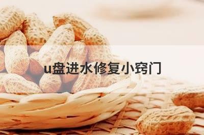 u盘进水修复小窍门