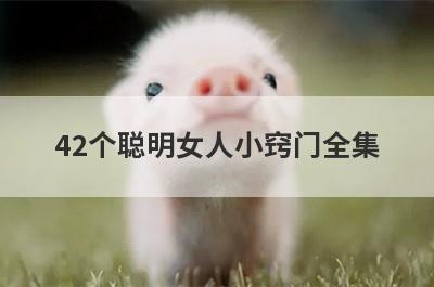 42个聪明女人小窍门全集
