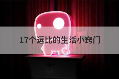 17个逗比的生活小窍门