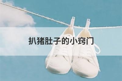 扒猪肚子的小窍门