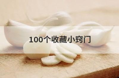 100个收藏小窍门