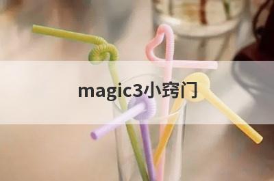 magic3小窍门