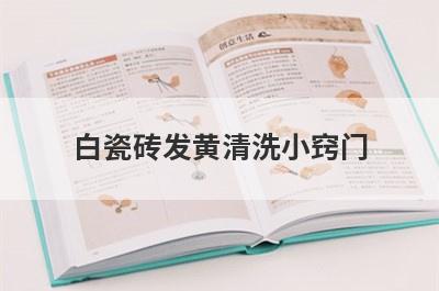白瓷砖发黄清洗小窍门
