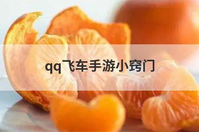 qq飞车手游小窍门