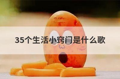 35个生活小窍门是什么歌