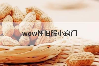 wow怀旧服小窍门