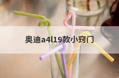 奥迪a4l19款小窍门