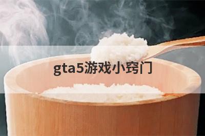 gta5游戏小窍门