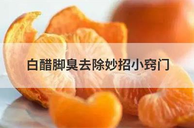 白醋脚臭去除妙招小窍门