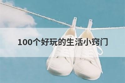 100个好玩的生活小窍门