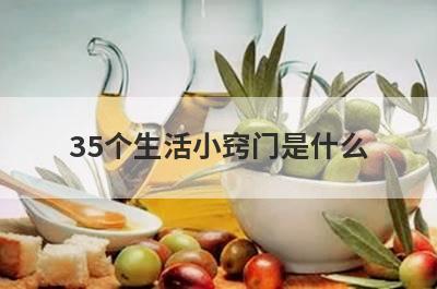 35个生活小窍门是什么