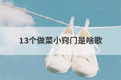 13个做菜小窍门是啥歌