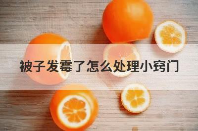 被子发霉了怎么处理小窍门