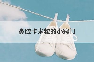 鼻腔卡米粒的小窍门