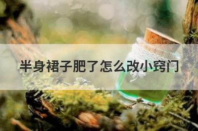 半身裙子肥了怎么改小窍门