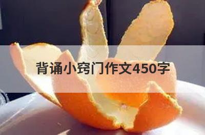 背诵小窍门作文450字