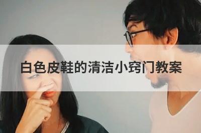 白色皮鞋的清洁小窍门教案