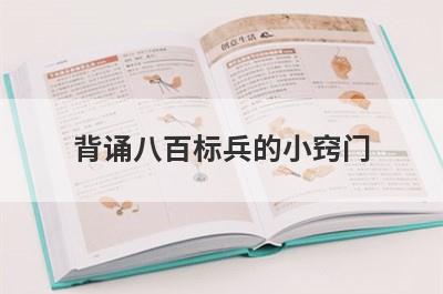 背诵八百标兵的小窍门