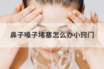 鼻子嗓子堵塞怎么办小窍门