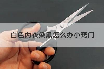 白色内衣染黑怎么办小窍门