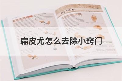 扁皮尤怎么去除小窍门