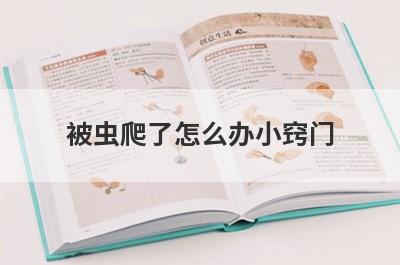 被虫爬了怎么办小窍门