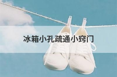 冰箱小孔疏通小窍门