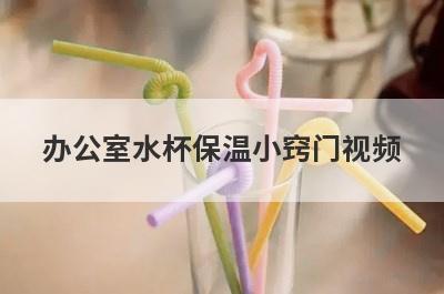 办公室水杯保温小窍门视频