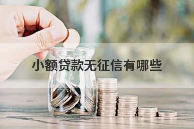 小额贷款无征信有哪些？整理5个借5000不看征信马上到账