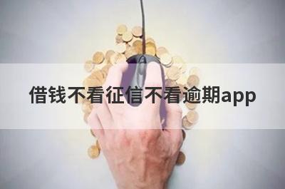 借钱不看征信不看逾期app（身份证借款3000秒下不看征信）