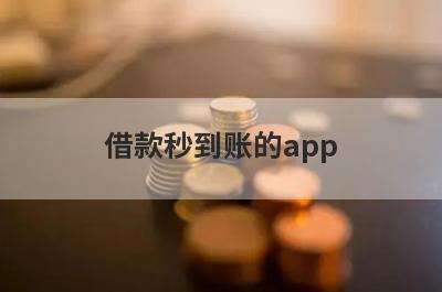 借款秒到账的app（不用审核就可以借到钱的软件）