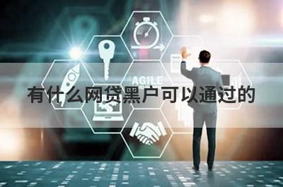 有什么网贷黑户可以通过的
