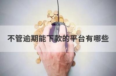 不管逾期能下款的平台有哪些?盘点5个逾期也能申请下款的口子