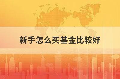 新手怎么买基金比较好