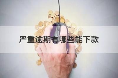 严重逾期有哪些能下款
